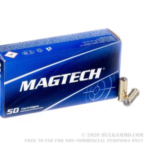 50 Rounds of 32S&W Long Ammo by Magtech - 98gr Lead Wadcutter