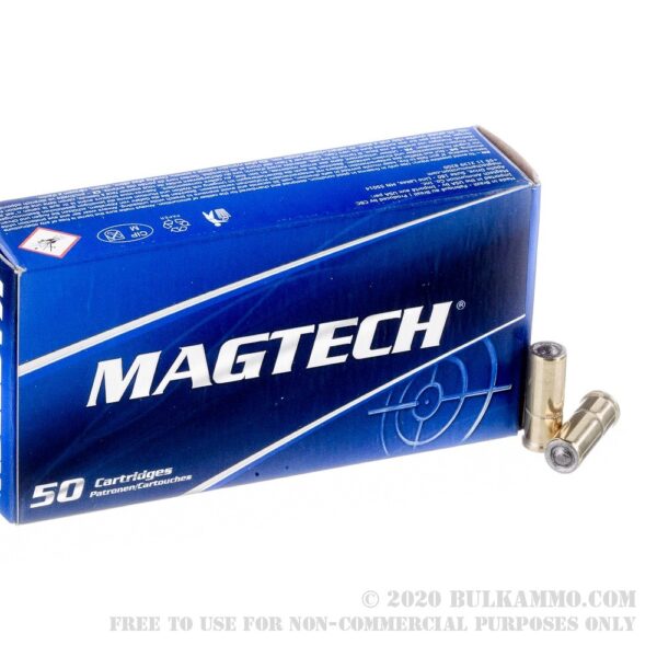 50 Rounds of 32S&W Long Ammo by Magtech - 98gr Lead Wadcutter