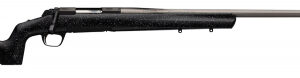 Browning 035438227 X-Bolt Max Long Range Matte Black/Satin Gray Bolt 7mm Rem Mag 26 3+1 Black Gray Splatter Stock