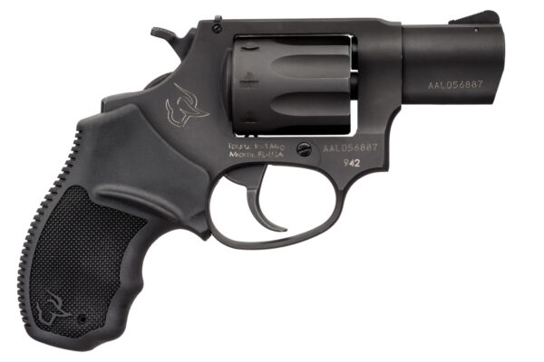 Taurus 942 22LR Rimfire Revolver with 2 Inch Barrel and Matte Black Finish - Image 2