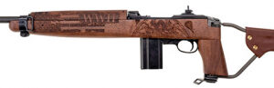 Auto Ordnance - M1 Carbine Airborne Paratrooper, 30 Cal, 18", Flip Rear Sight, Park/Walnut, Engraved, 15-rd