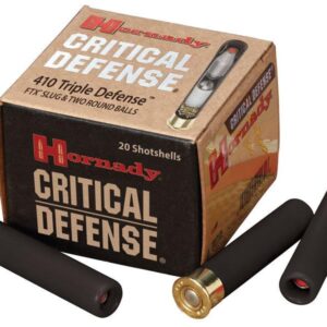Hornady 410 Critical Defense 2.5" FTX Slug & Two Round Balls 20 Rnd