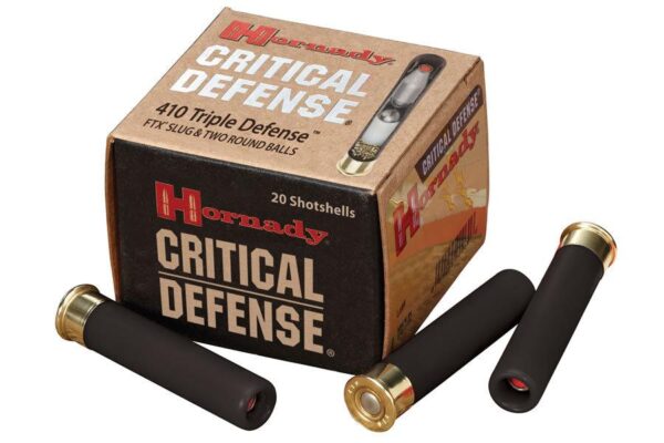 Hornady 410 Critical Defense 2.5" FTX Slug & Two Round Balls 20 Rnd