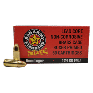 9mm - Red Army Standard Elite 124 Grain FMJ