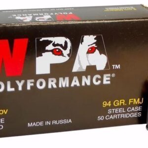 Backorder - Wolf, 9x18mm Makarov, FMJ, 94 Grain, 1,000 Rounds