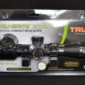 Truglo Tru-Brite Xteme Tactica Cmpt Dual Color Mil Dot 4x32mm