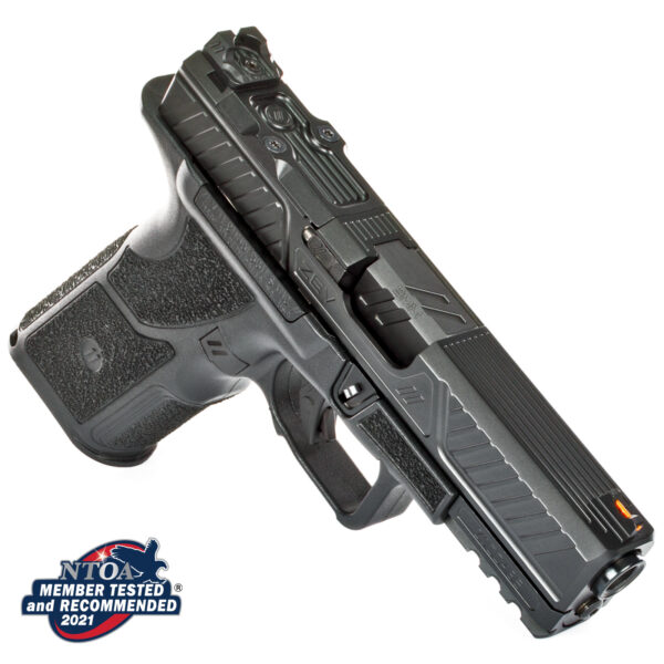 OZ9C COMBAT PISTOL, X GRIP, COMPACT BLACK SLIDE, BLACK BARREL
